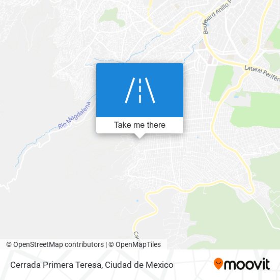 Cerrada Primera Teresa map