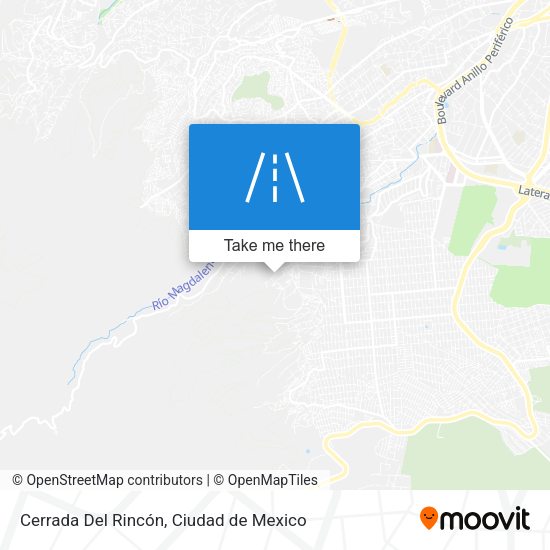 Mapa de Cerrada Del Rincón