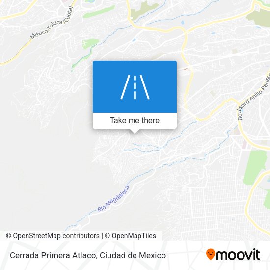 Cerrada Primera Atlaco map