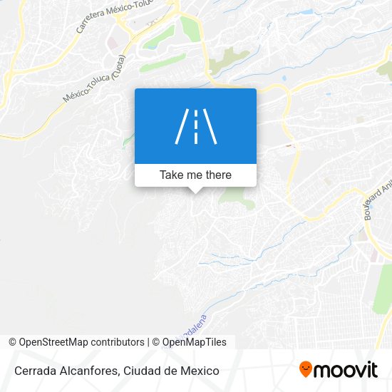 Cerrada Alcanfores map