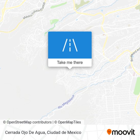 Mapa de Cerrada Ojo De Agua