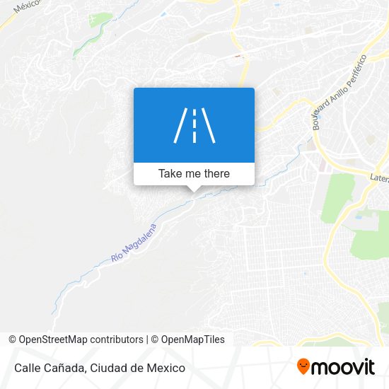 Calle Cañada map