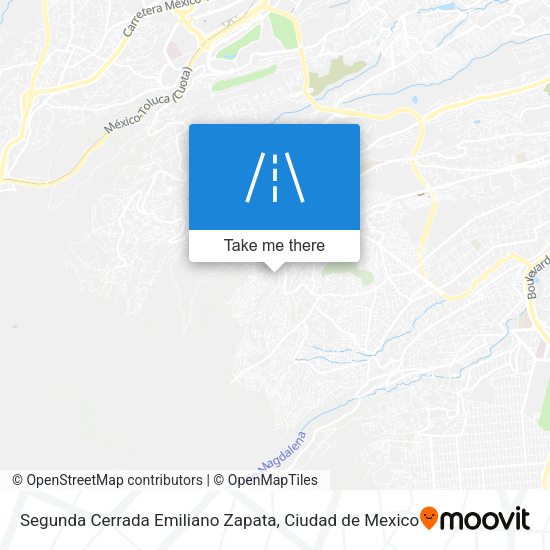 Segunda Cerrada Emiliano Zapata map