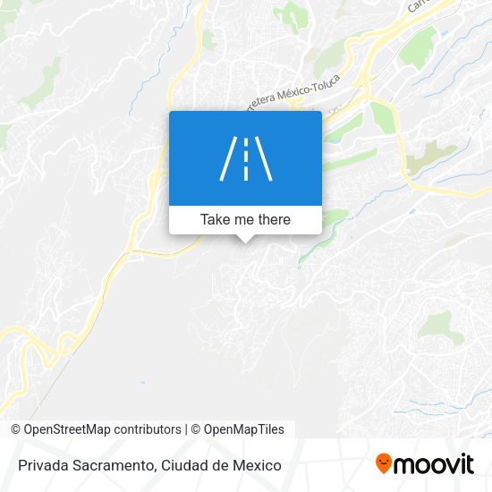 Mapa de Privada Sacramento
