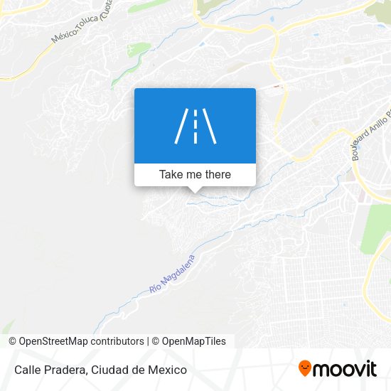 Calle Pradera map