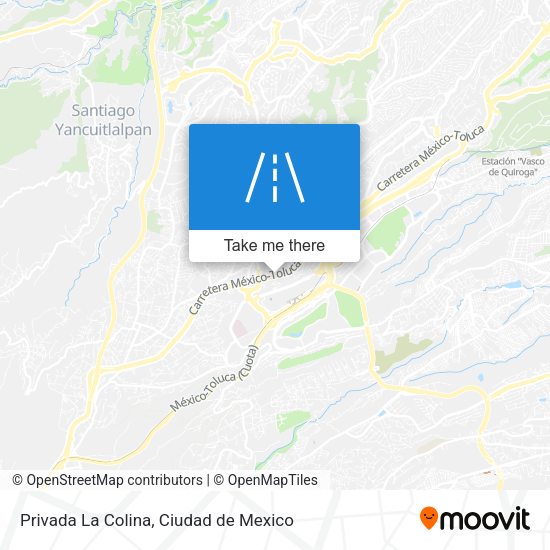 Mapa de Privada La Colina