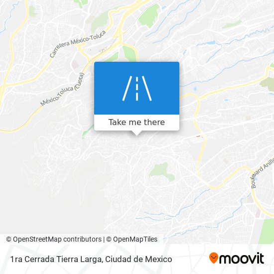 1ra Cerrada Tierra Larga map