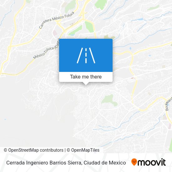 Mapa de Cerrada Ingeniero Barrios Sierra