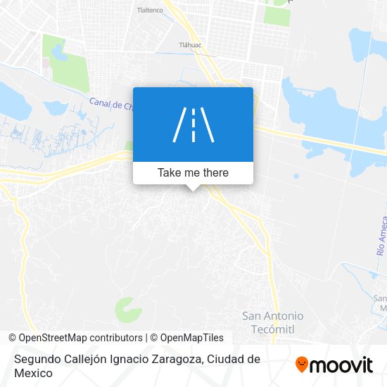 Segundo Callejón Ignacio Zaragoza map