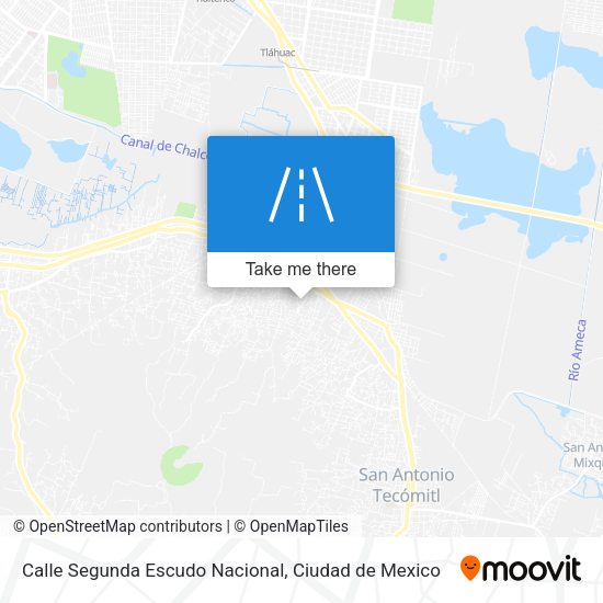 Mapa de Calle Segunda Escudo Nacional