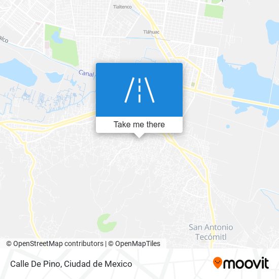 Mapa de Calle De Pino