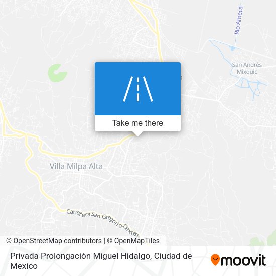 Privada Prolongación Miguel Hidalgo map