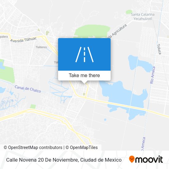Mapa de Calle Novena 20 De Noviembre