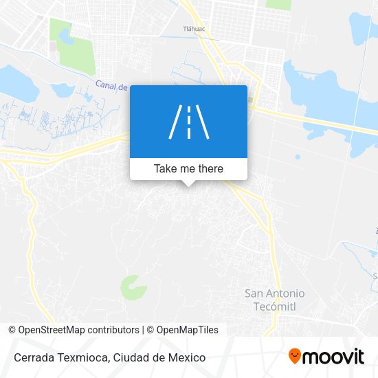 Cerrada Texmioca map