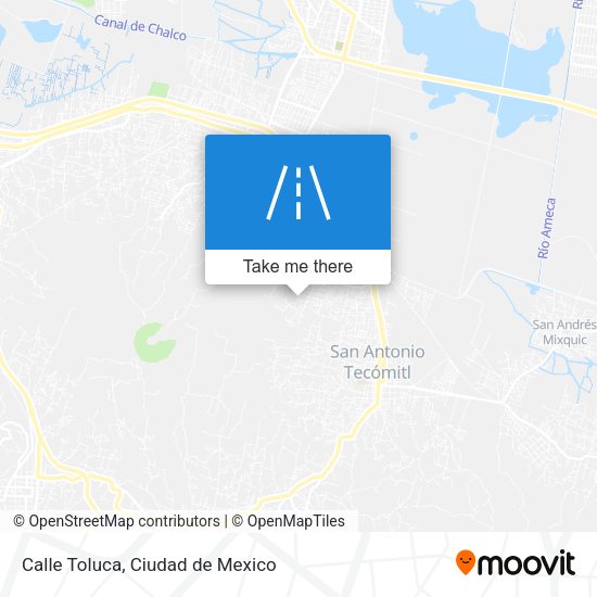 Mapa de Calle Toluca