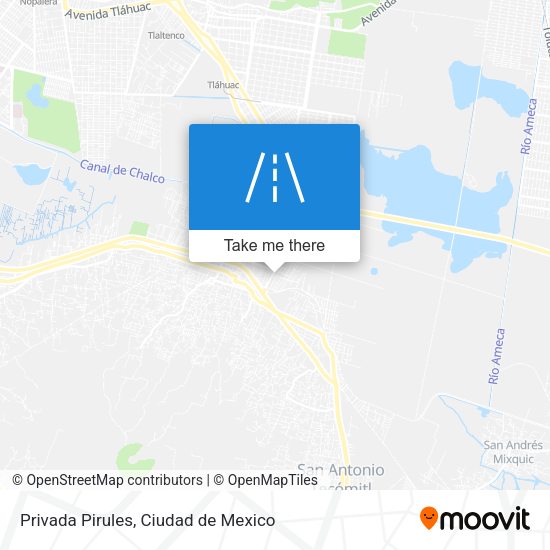 Privada Pirules map