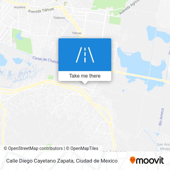 Calle Diego Cayetano Zapata map