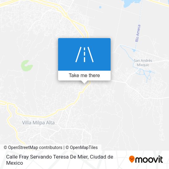 Mapa de Calle Fray Servando Teresa De Mier