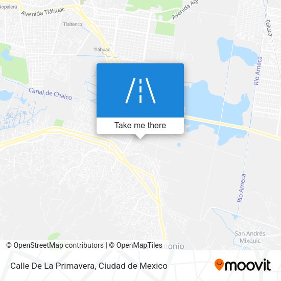 Mapa de Calle De La Primavera