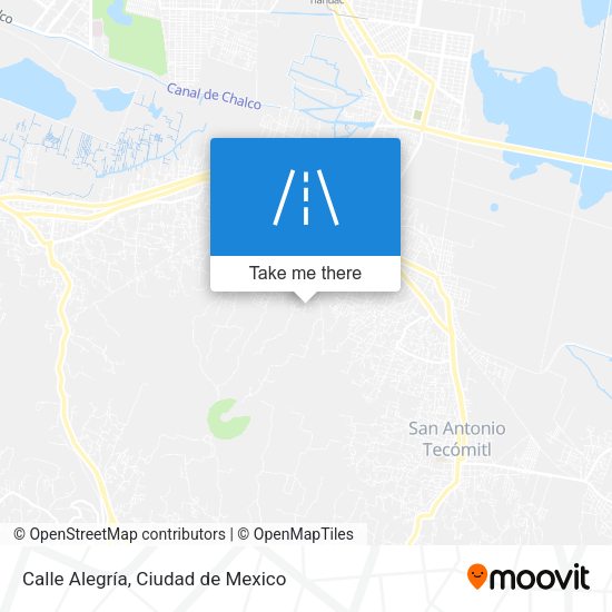 Mapa de Calle Alegría