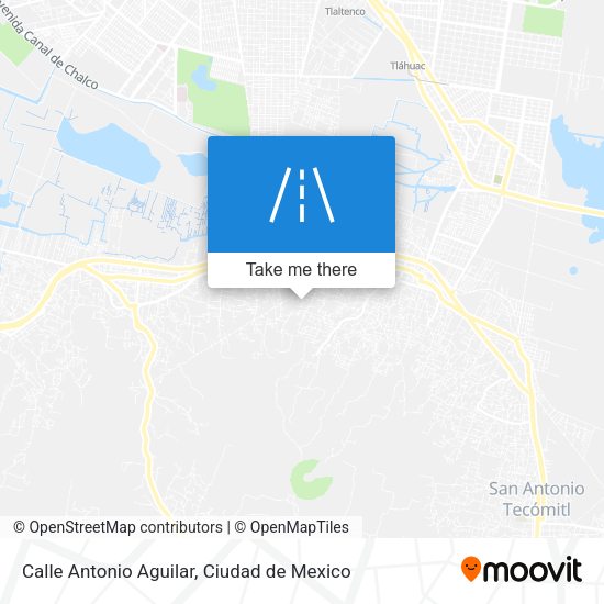 Mapa de Calle Antonio Aguilar
