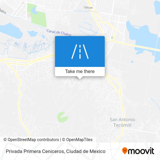 Privada Primera Ceniceros map