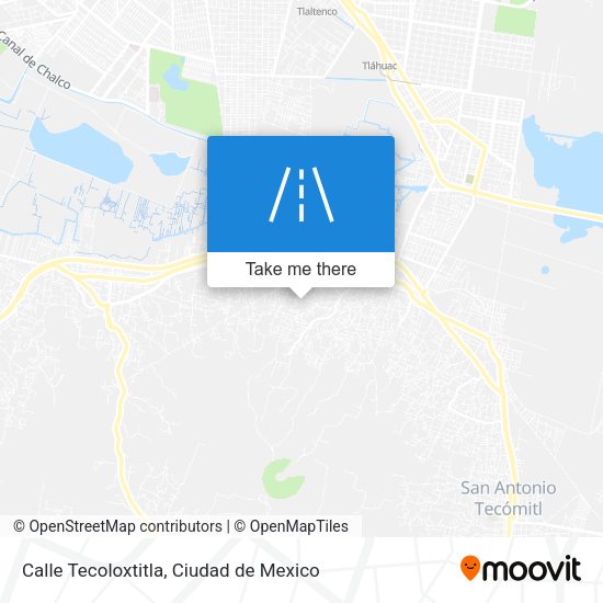 Calle Tecoloxtitla map