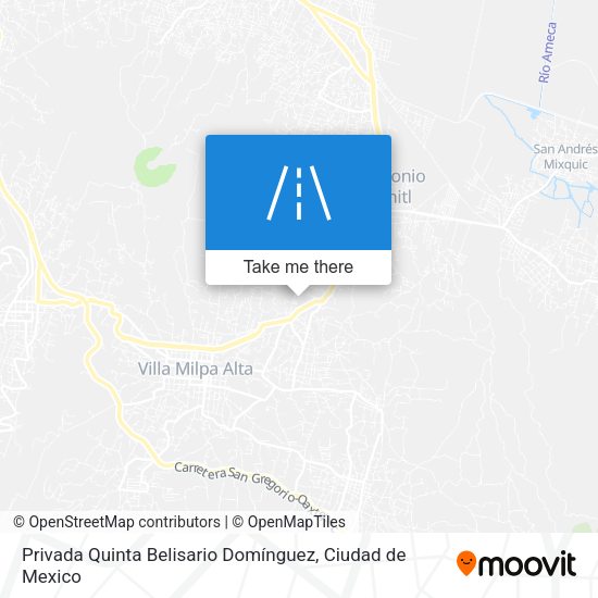 Privada Quinta Belisario Domínguez map