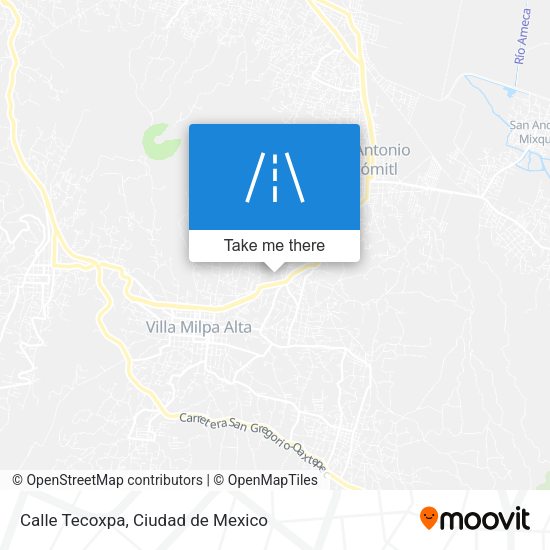Calle Tecoxpa map