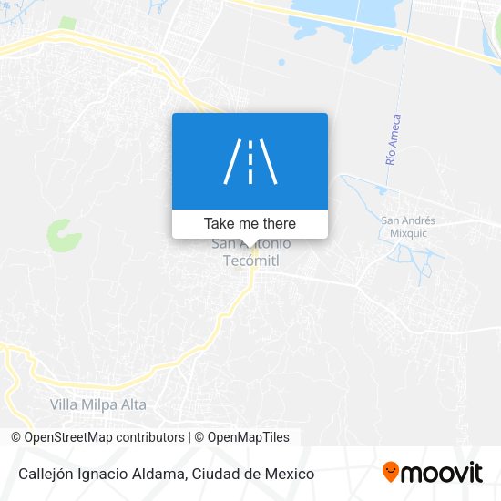 Callejón Ignacio Aldama map