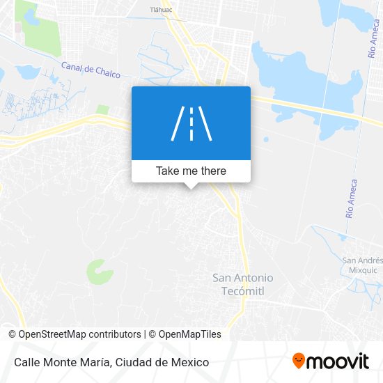 Mapa de Calle Monte María
