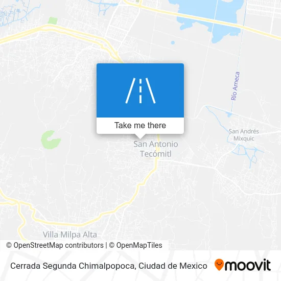 Cerrada Segunda Chimalpopoca map