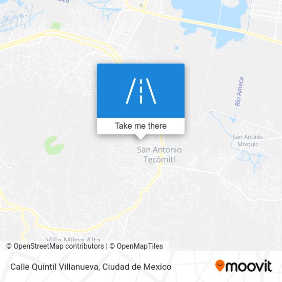 Calle Quintil Villanueva map