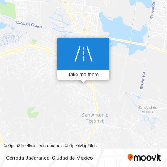 Mapa de Cerrada Jacaranda