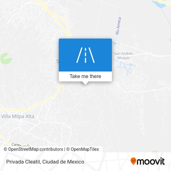 Privada Cleatil map