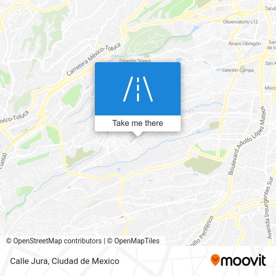 Mapa de Calle Jura