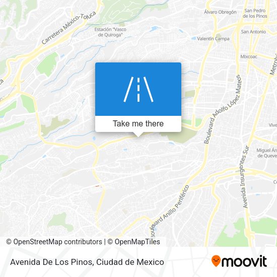 Avenida De Los Pinos map