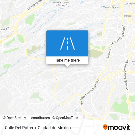 Calle Del Potrero map