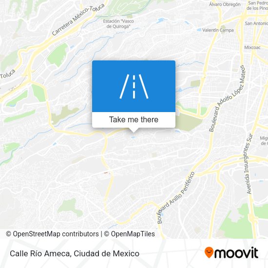 Calle Río Ameca map