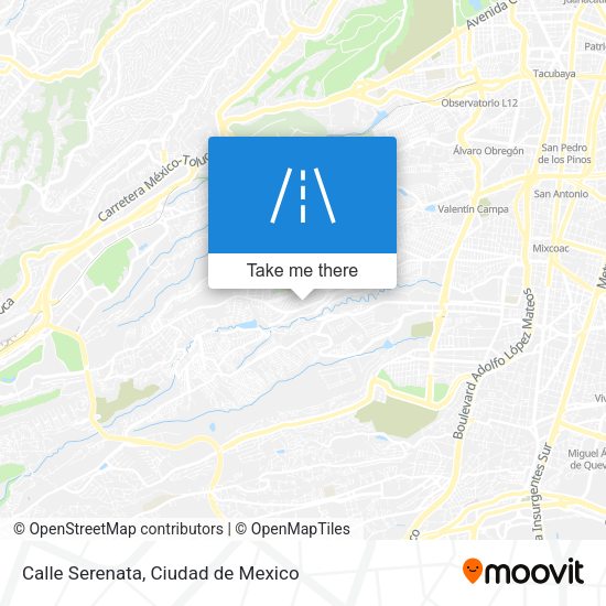 Calle Serenata map