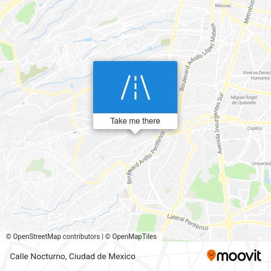 Mapa de Calle Nocturno