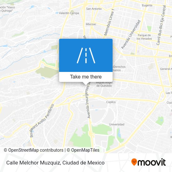Mapa de Calle Melchor Muzquiz