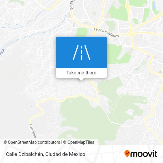 Mapa de Calle Dzibalchén