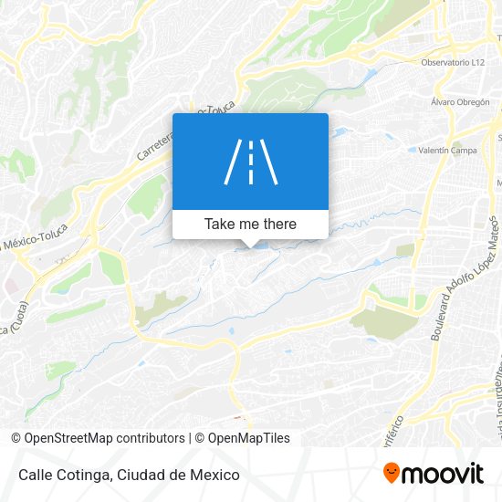 Calle Cotinga map