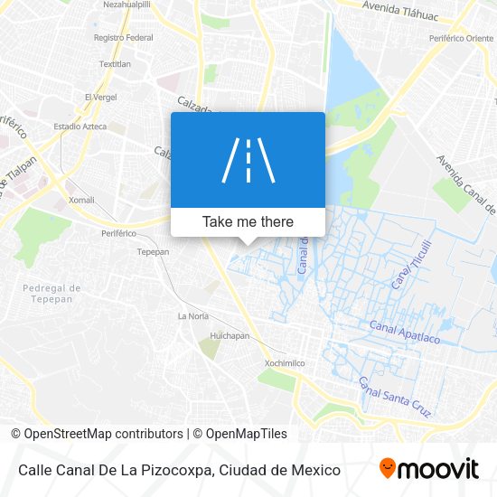 Calle Canal De La Pizocoxpa map