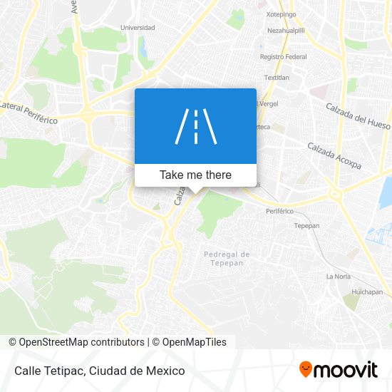 Mapa de Calle Tetipac