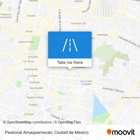 Mapa de Peatonal Amaquemecan