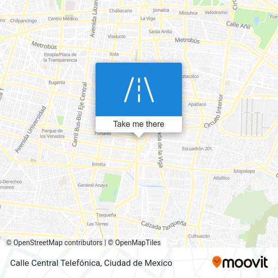 Calle Central Telefónica map