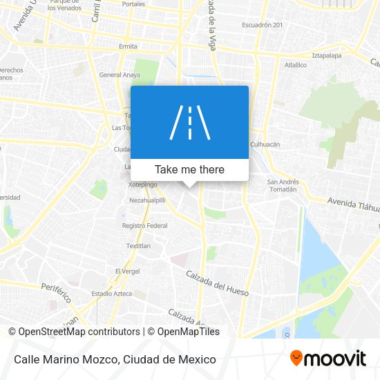 Mapa de Calle Marino Mozco