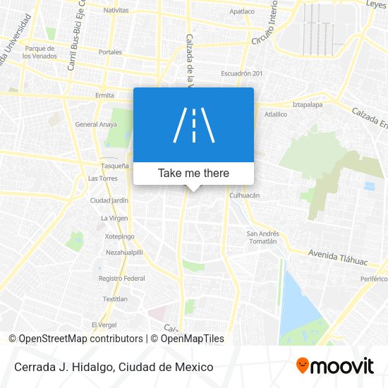 Cerrada J. Hidalgo map
